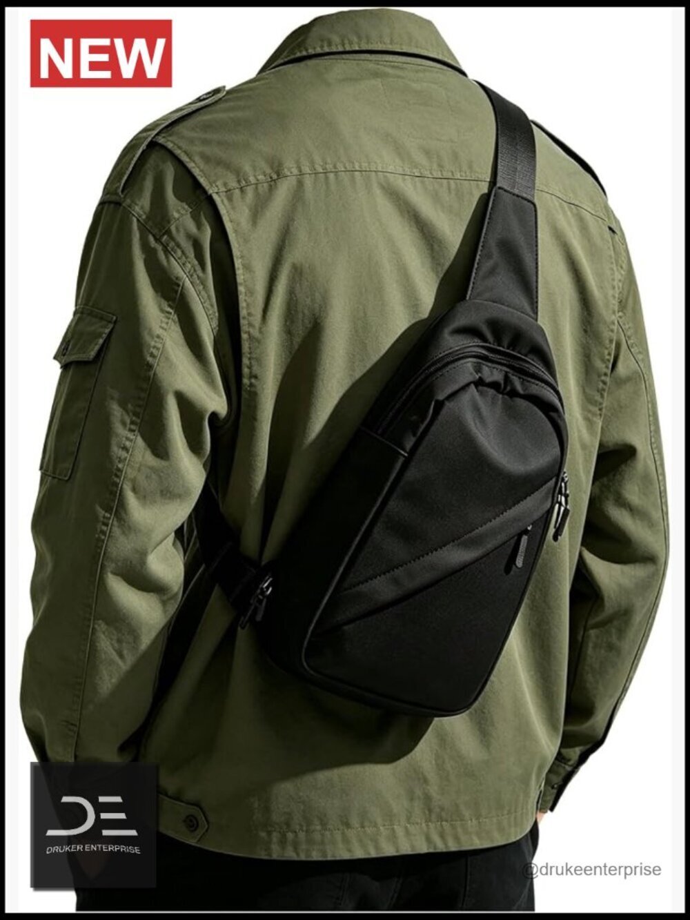 Mini sling crossbody bag adjustable strap anti-theft daypack